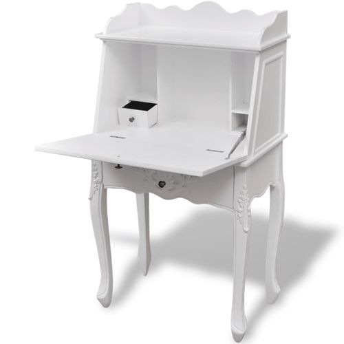 Bureau Table Poste De Travail Meuble D'ordinateur Informatique Étude En Style Françai