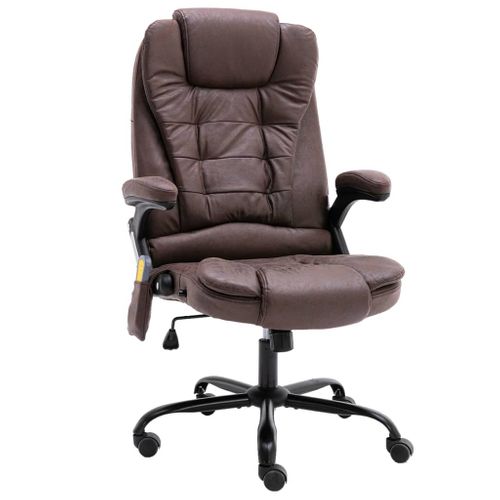 Chaise Fauteuil Siège De Bureau Informatique Étude De Massage Foncé Simili Daim B