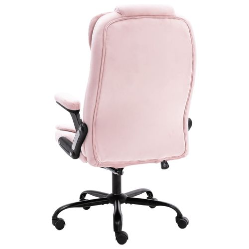 Chaise Fauteuil Siège De Bureau Informatique Étude De Massage Rosevelours Rose 02_002