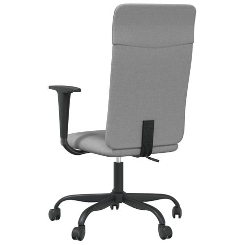 Chaise Fauteuil Siège De Bureau Informatique Étude Réglable En Hauteur Clair Tissu Gr