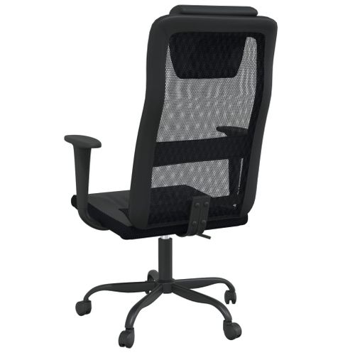 Chaise Fauteuil Siège De Bureau Informatique Étude Réglable En Hauteur Noir 02_002407