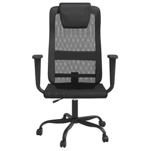 Chaise Fauteuil Siège De Bureau Informatique Étude Réglable En Hauteur Noir 02_002407