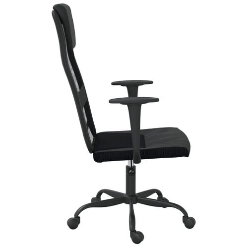 Chaise Fauteuil Siège De Bureau Informatique Étude Réglable En Hauteur Noir 02_002407