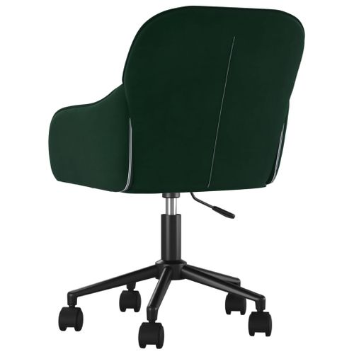 Chaise Fauteuil Siège Pivotante De Bureau Informatique Étude Foncévelours Vert 02_002