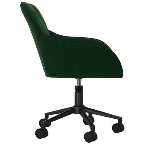 Chaise Fauteuil Siège Pivotante De Bureau Informatique Étude Foncévelours Vert 02_002