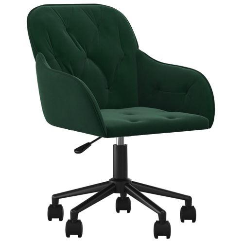 Chaise Fauteuil Siège Pivotante De Bureau Informatique Étude Foncévelours Vert 02_002
