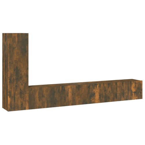 Ensemble De Meubles Armoire Buffet TV Télévision Salon Chambre Séjour 3 Pièces Chêne