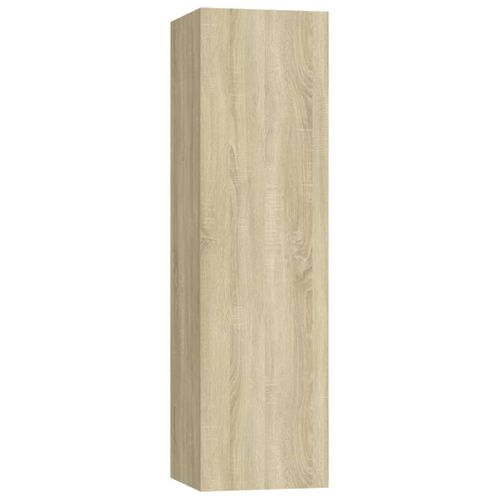 Ensemble De Meubles Armoire Buffet TV Télévision Salon Chambre Séjour 4 Pièces Chêne