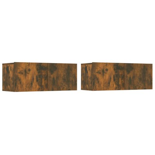 Ensemble De Meubles Armoire Buffet TV Télévision Salon Chambre Séjour 6 Pièces Chêne