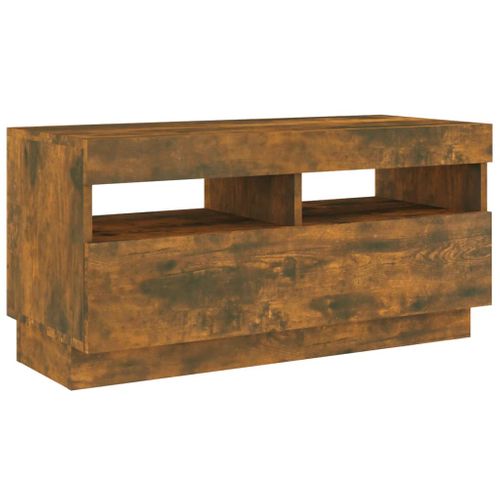 Ensemble De Meubles Armoire Buffet TV Télévision Salon Chambre Séjour Avec Lumières L