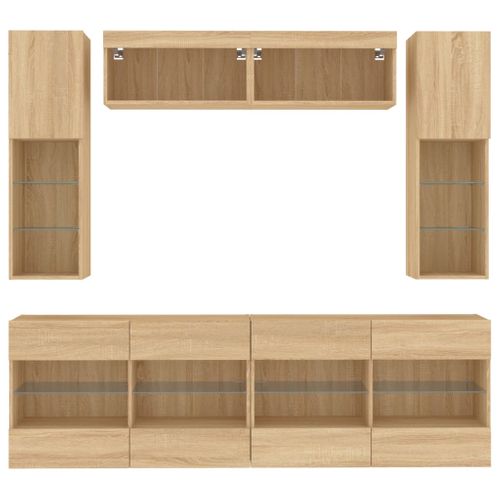 Ensemble De Meubles Armoire Buffet TV Télévision Salon Chambre Séjour Murau X 6pièces