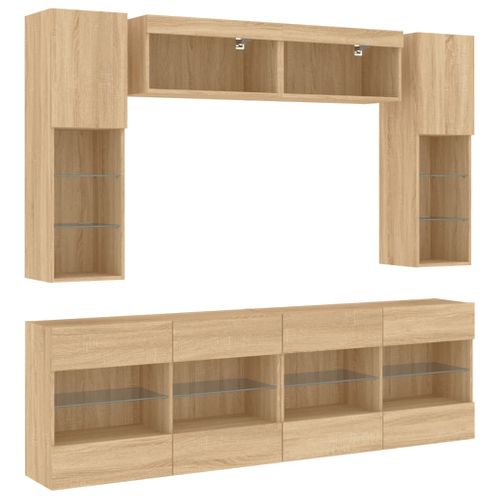 Ensemble De Meubles Armoire Buffet TV Télévision Salon Chambre Séjour Murau X 6pièces