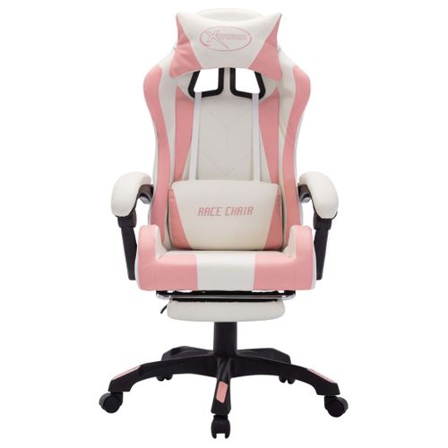 Chaise Fauteuil Siège Pivotante De Bureau Informatique Étude De Jeux Vidéo Avec LED R