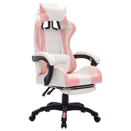 Chaise Fauteuil Siège Pivotante De Bureau Informatique Étude De Jeux Vidéo Avec LED R
