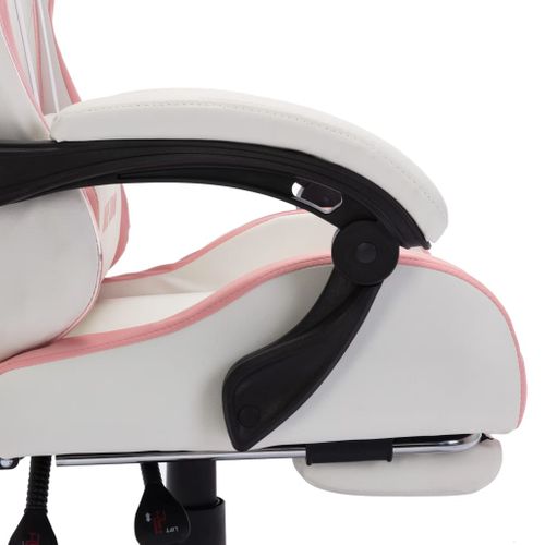 Chaise Fauteuil Siège Pivotante De Bureau Informatique Étude De Jeux Vidéo Avec LED R
