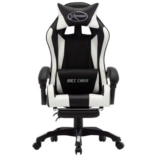 Chaise Fauteuil Siège Pivotante De Bureau Informatique Étude De Jeux Vidéo Et Repose-pied Et Simili
