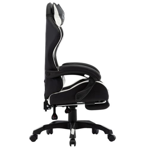 Chaise Fauteuil Siège Pivotante De Bureau Informatique Étude De Jeux Vidéo Et Repose-pied Et Simili