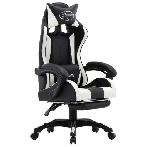 Chaise Fauteuil Siège Pivotante De Bureau Informatique Étude De Jeux Vidéo Et Repose-pied Et Simili