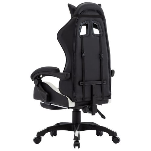 Chaise Fauteuil Siège Pivotante De Bureau Informatique Étude De Jeux Vidéo Et Repose-pied Et Simili