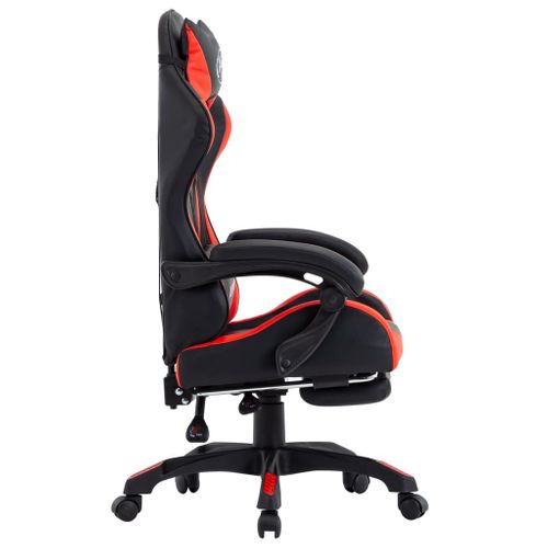 Chaise Fauteuil Siège Pivotante De Bureau Informatique Étude De Jeux Vidéo Et Repose-pied Et Simili