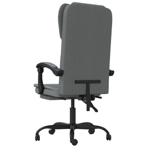 Chaise Fauteuil Siège Pivotante De Inclinable De Bureau Informatique Étude Foncé Tiss
