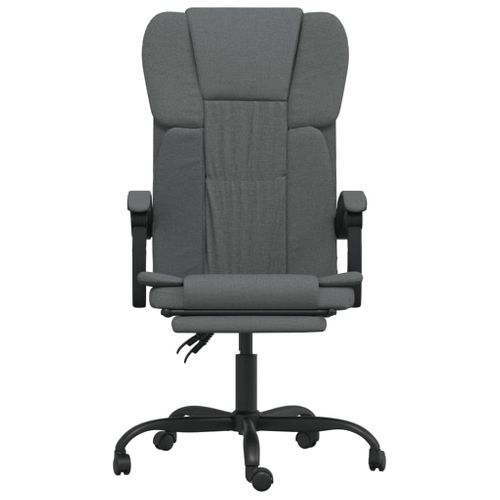 Chaise Fauteuil Siège Pivotante De Inclinable De Bureau Informatique Étude Foncé Tiss
