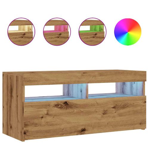 Meuble TV Multimédia Étagère Télévision Salle à Manger Salon Chambre