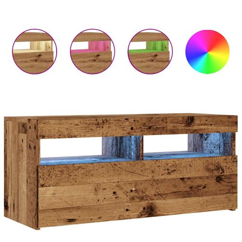 Meuble TV Multimédia Étagère Télévision Buffet Téléviseur