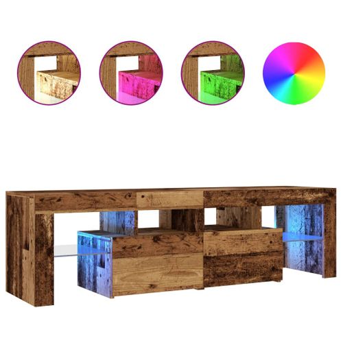 Meuble TV Multimédia Étagère Télévision Buffet Téléviseur