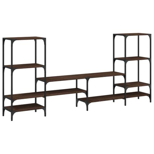 Meuble TV Multimédia Étagère Télévision Buffet Téléviseur