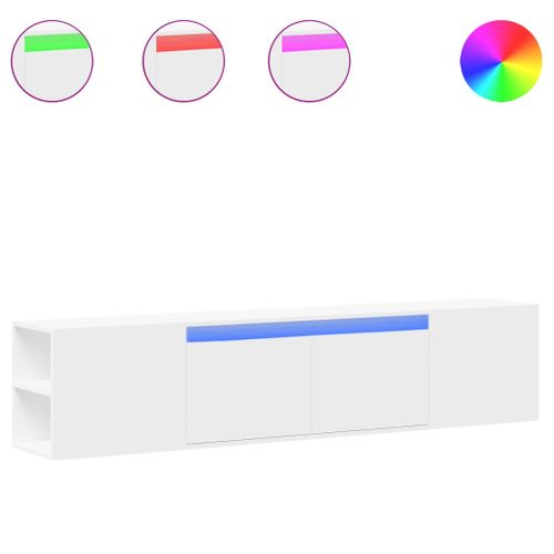 Meuble TV Multimédia Étagère Télévision Buffet Téléviseur