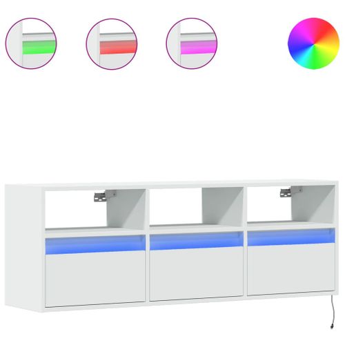 Meuble TV Multimédia Étagère Télévision Buffet Téléviseur