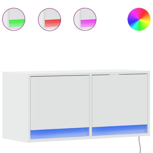 Meuble TV Multimédia Étagère Télévision Buffet Téléviseur