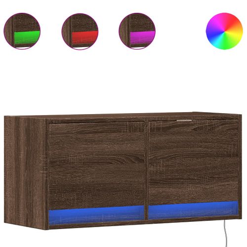 Meuble TV Multimédia Étagère Télévision Buffet Téléviseur