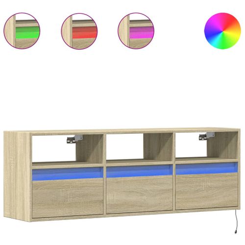 Meuble TV Multimédia Étagère Télévision Buffet Téléviseur