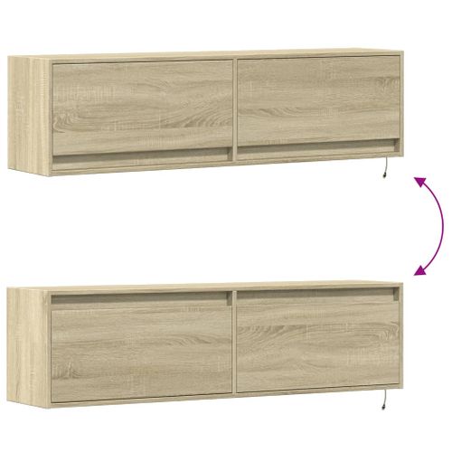 Meuble TV Multimédia Étagère Télévision Buffet Téléviseur