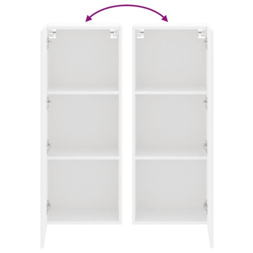 Meuble TV Multimédia Étagère Télévision Buffet Téléviseur Salle à Manger Salon Chambr