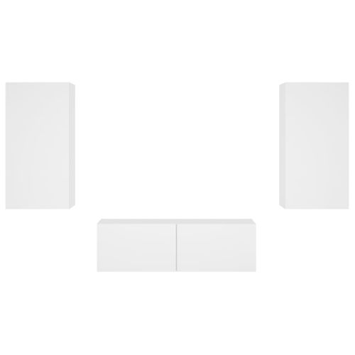 Meuble TV Multimédia Étagère Télévision Buffet Téléviseur