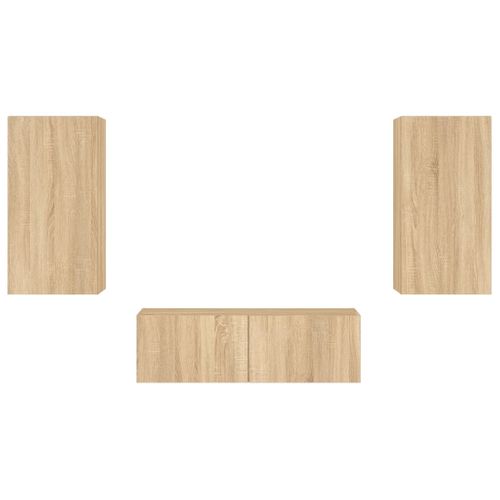 Meuble TV Multimédia Étagère Télévision Buffet Téléviseur Salle à Manger Salon Chambr