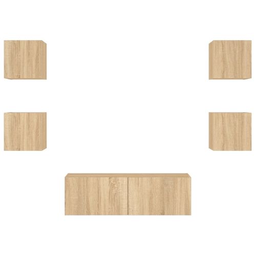 Meuble TV Multimédia Étagère Télévision Buffet Téléviseur