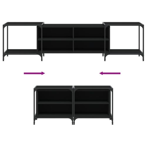 Meuble TV Multimédia Étagère Télévision Buffet Téléviseur