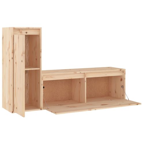 Meuble TV Multimédia Étagère Télévision Buffet Téléviseur