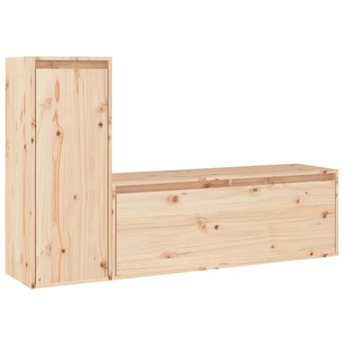 Meuble TV Multimédia Étagère Télévision Buffet Téléviseur