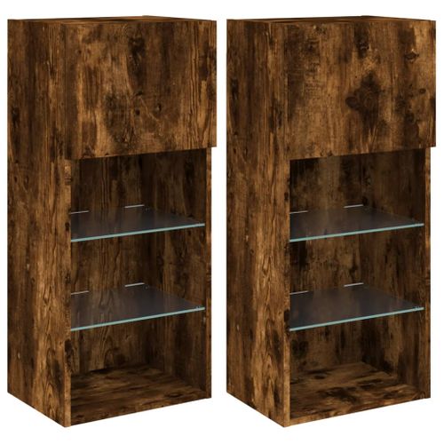 Meuble TV Multimédia Étagère Télévision Buffet Téléviseur