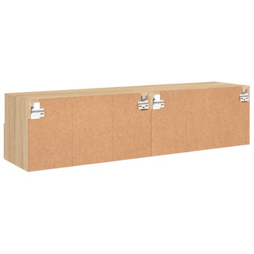 Meubles TV Muraux Multimédia Étagère Télévision Buffet Téléviseur Salle à Manger Salo