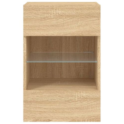 Meubles TV Muraux Multimédia Étagère Télévision Buffet Téléviseur Salle à Manger Salo