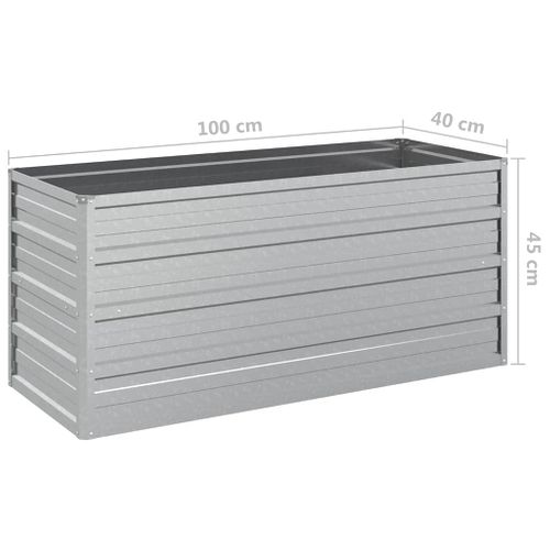 Jardinière Bac Lit Surélevé Plantes Fleurs Terrasse Jardin De Jardin 100 X 40 X 45 Cm