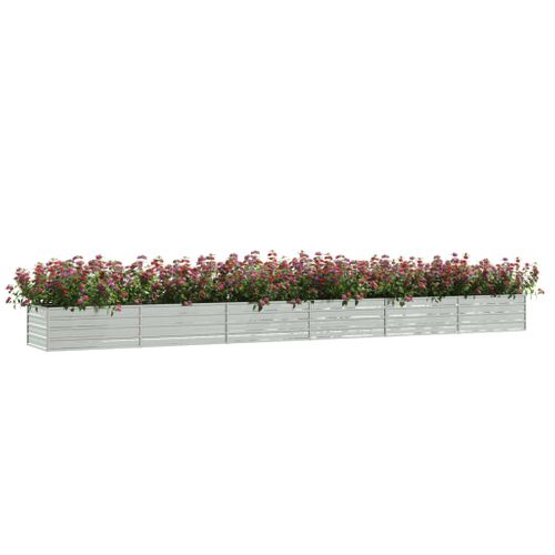Jardinière Bac Lit Surélevé Plantes Fleurs Terrasse Jardin De Jardin 600 X 80 X 45 Cm