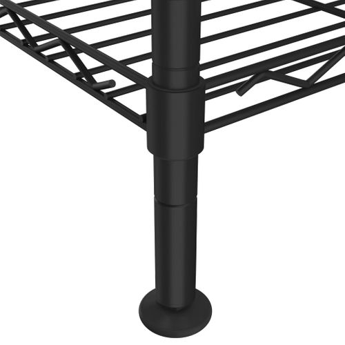 Étagère De Rangement 5 Niveaux 90 X 35 X 180 Cm 250 Kg Noir 02_0045694