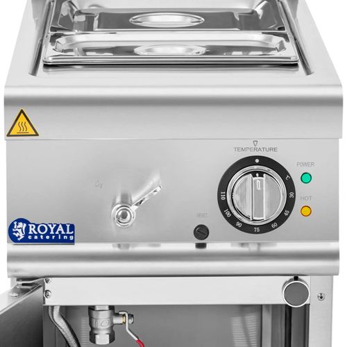 Bain-marie 3 000 W Gn 1/2 Gn 1/3 Robinet Meuble Bas (40 X 73 Cm) Acier Inoxydable 14_